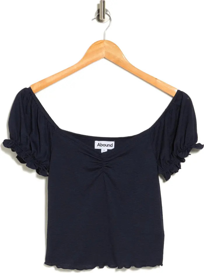 Cinch Front Crinkle Top | Nordstrom Rack