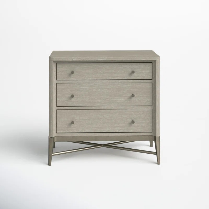 Regan 3 - Drawer Nightstand | Wayfair North America
