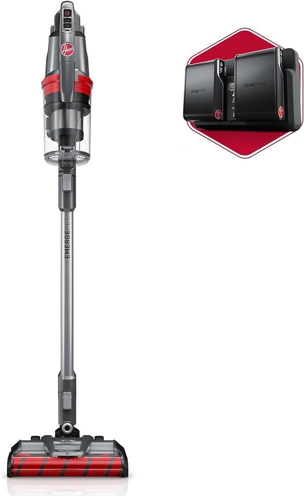 Hoover ONEPWR WindTunnel Emerge Pet+ Cordless Lightweight Stick Vacuum with All-Terrain Dual Brus... | Amazon (US)