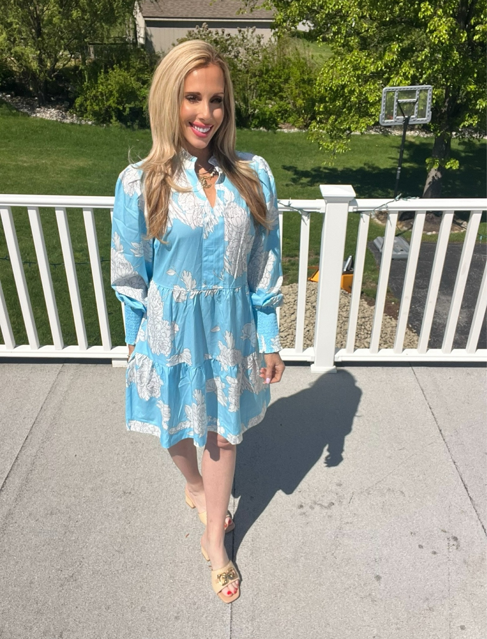 Beautiful blue floral tunic dress 🩷🩷

#LTKMothersDay #LTKPetite #LTKootd