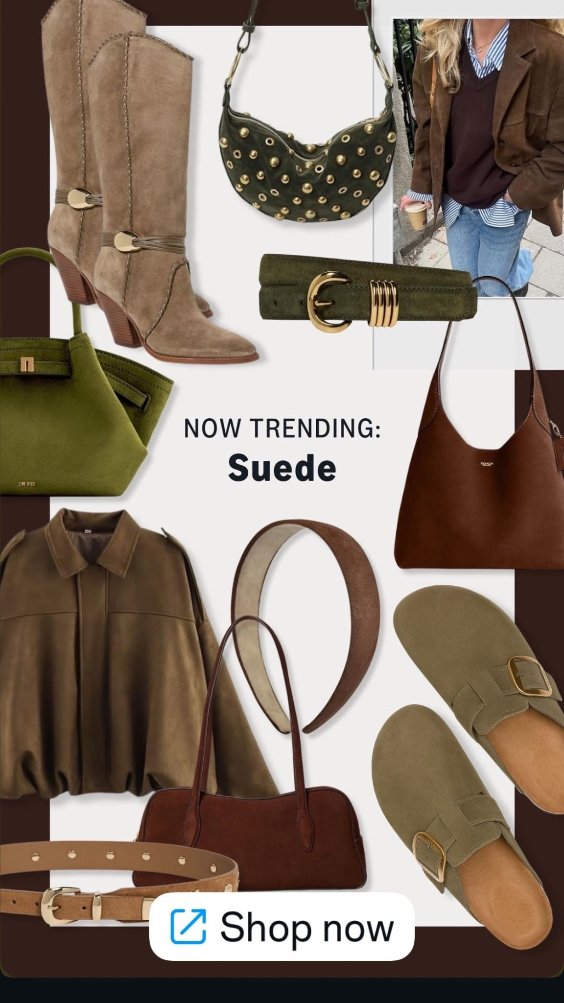 Suede season is in full swing 🤎