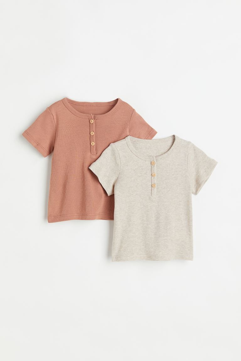 2-pack Cotton T-shirts | H&M (US + CA)