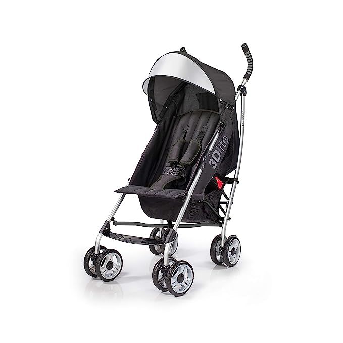 3Dlite Black Convenience Stroller (with Silver Frame) | Amazon (US)