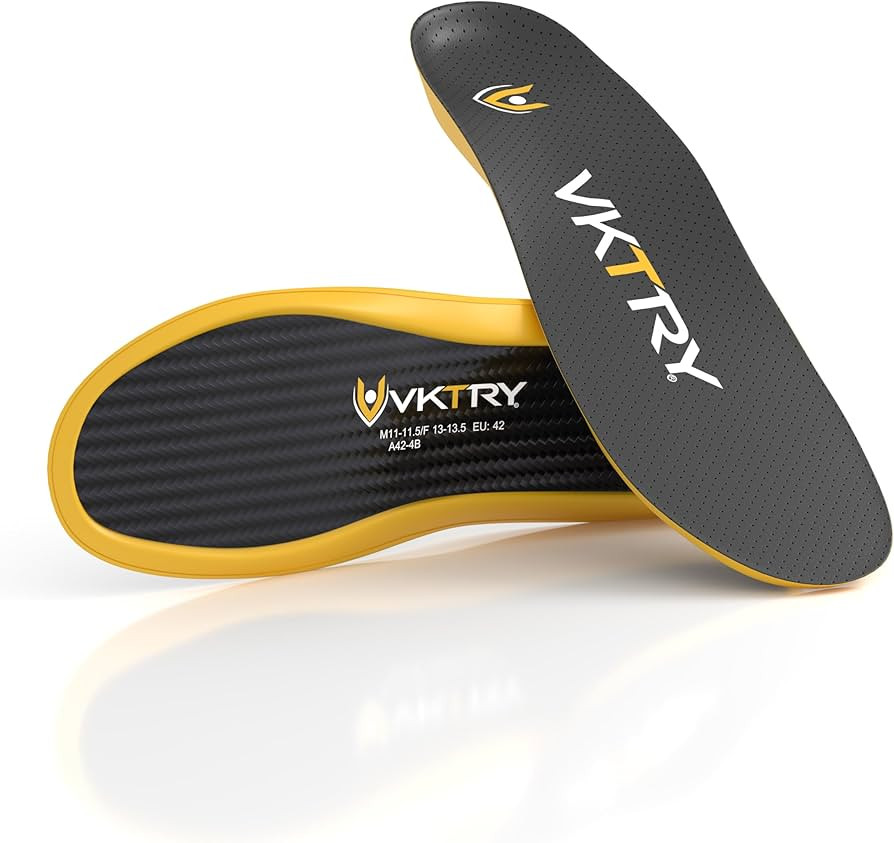 VKTRY Gold Performance Insoles–Customized Carbon Fiber Inserts, Non-Cleated Shoes–Basketball,... | Amazon (US)