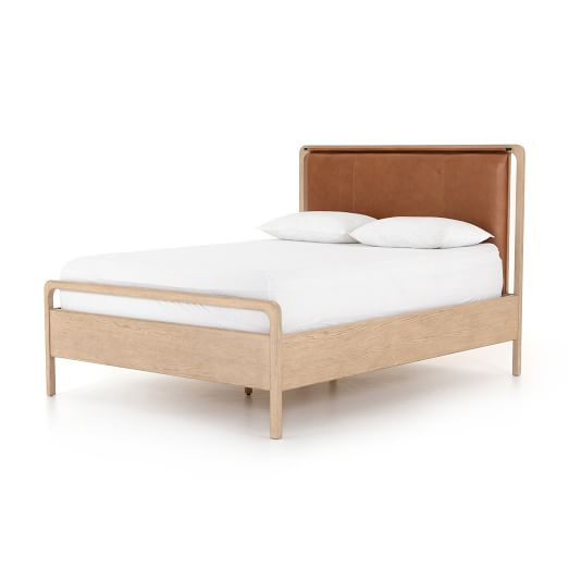 Magnolia Leather Bed | West Elm (US)