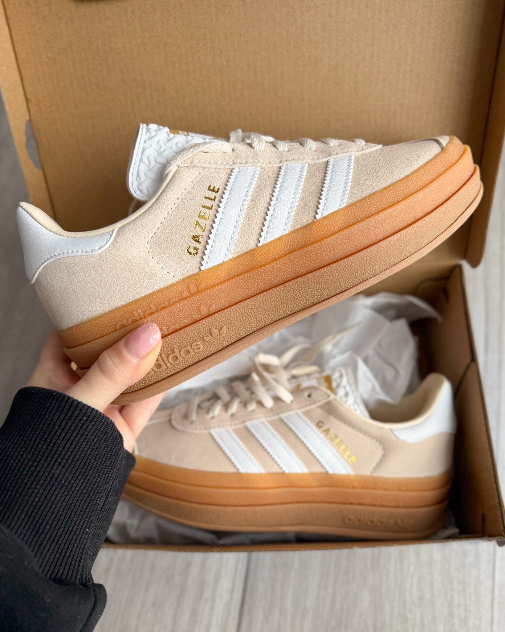 New Adidas gazelle bold. 
Petite girl who loves a platform 👟

#LTKshoes #LTKpetite
