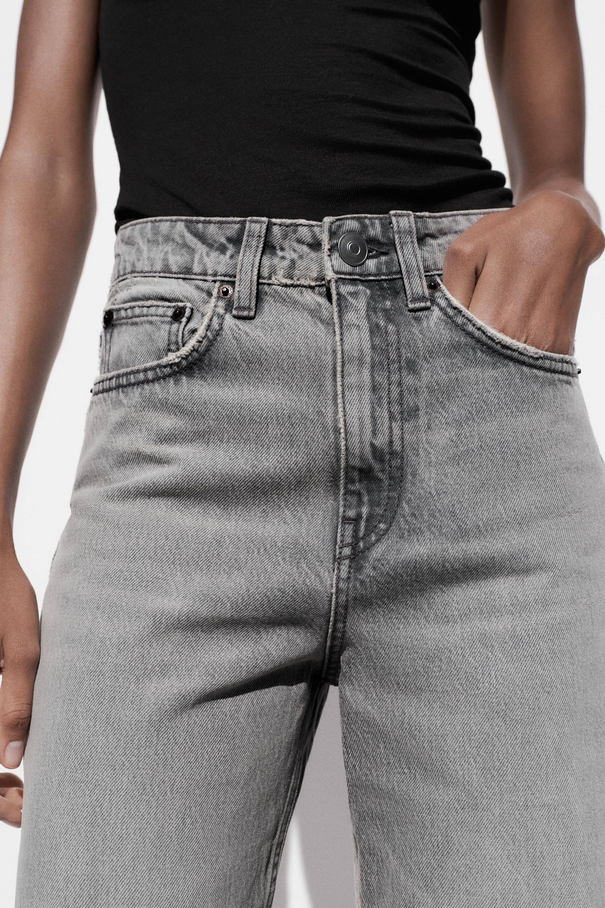 HIGH WAIST - REGULAR LENGTHPants with a high waist, belt loops, and five pockets. Front zip and m... | Zara US