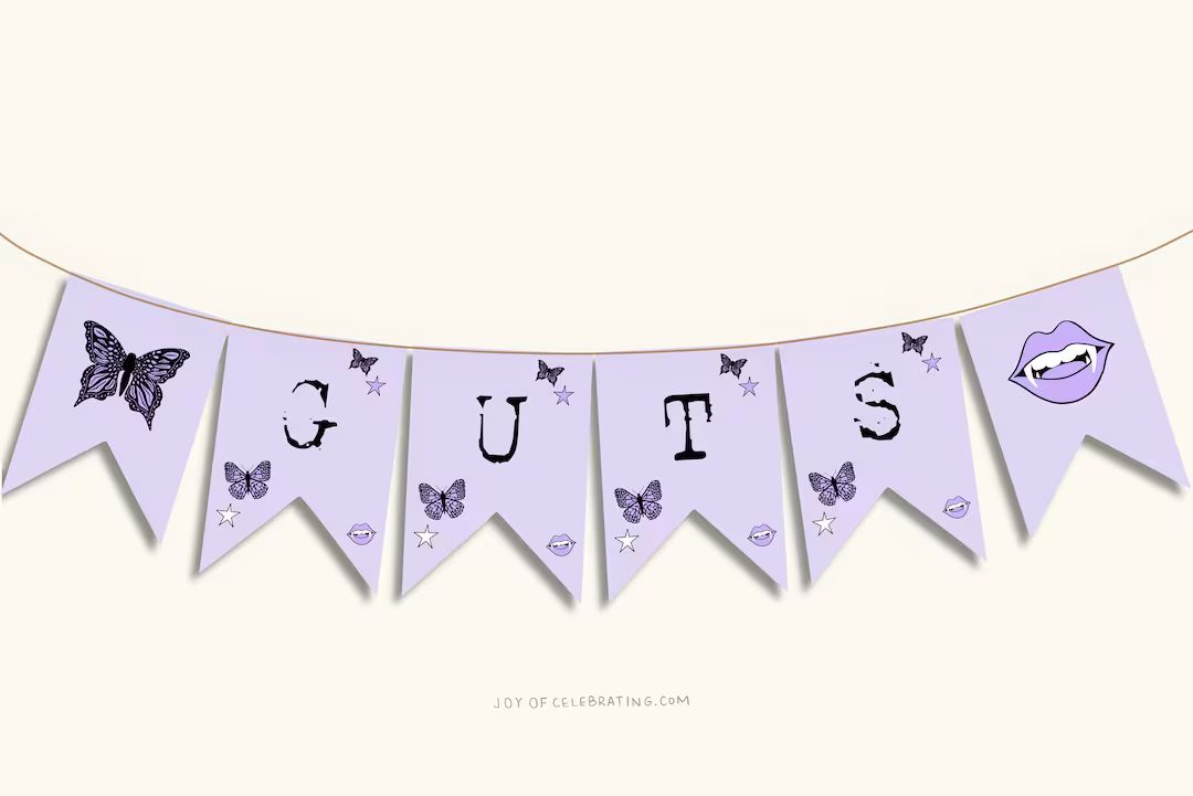 Party Theme Banner Instant Download, 4 Poster Signs, DIY Banner for Home Outdoor Party Decor - Et... | Etsy (US)