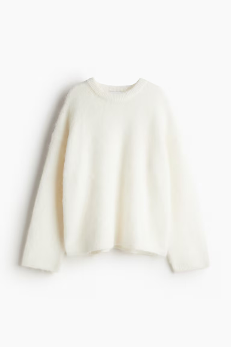Oversized mohair-blend jumper | H&M (UK, MY, IN, SG, PH, TW, HK)