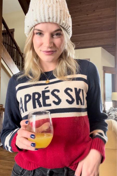 APRES SKI ⛷️ This sweater is the perfect winter outfit addition  

#LTKSeasonal #LTKGiftGuide #LTKunder100