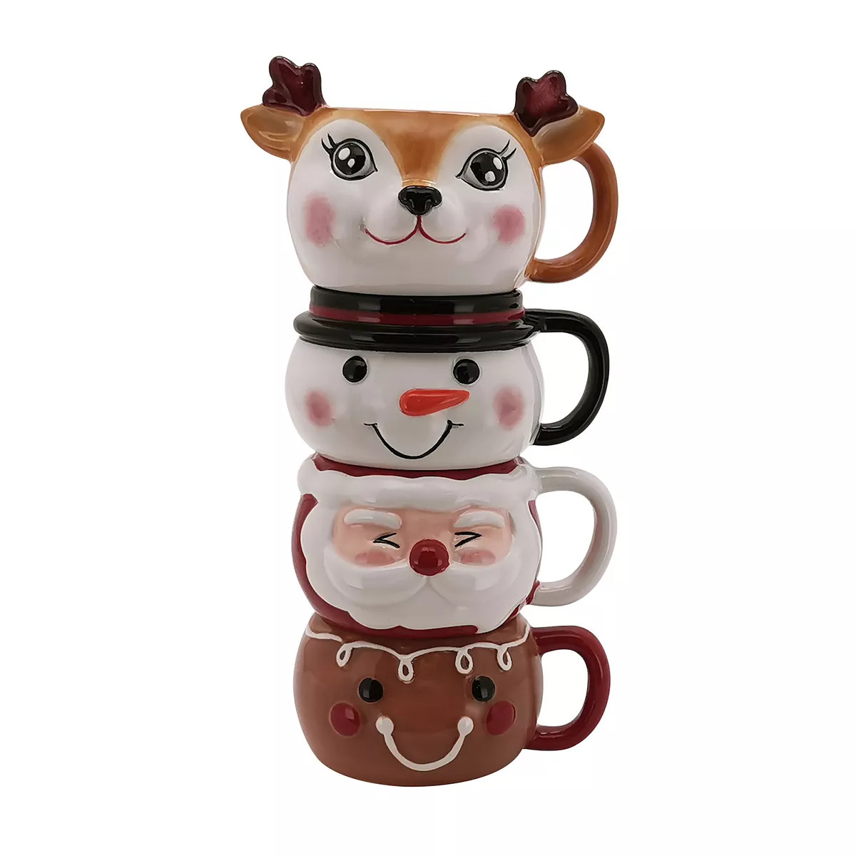 St. Nicholas Square® Memory Lane Stacking Mug Set | Kohl's