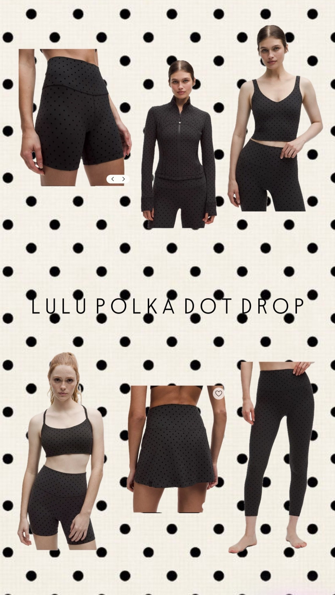 LULULEMON POLKA DOT DROPPED EARLY!!!!

#LTKfitnessgoals #LTKActive #LTKGiftGuide