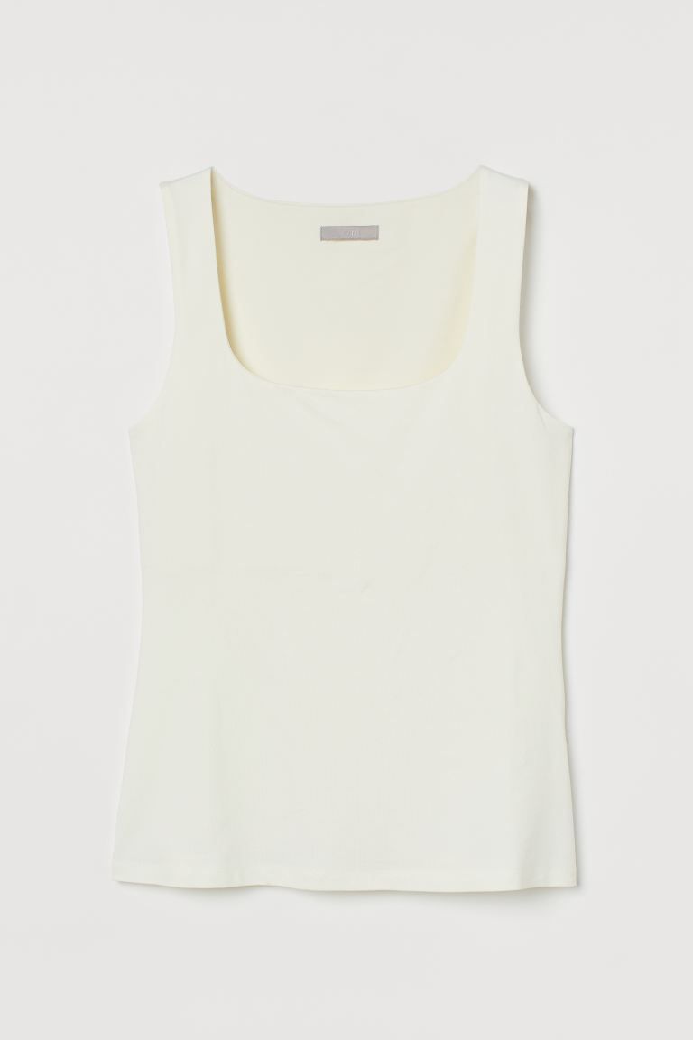 Fitted Tank Top | H&M (US + CA)