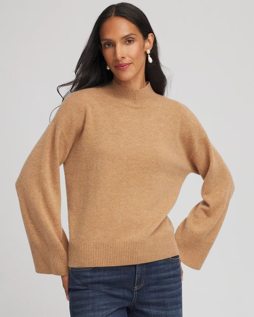 Cashmere Mockneck Sweater | Chico's
