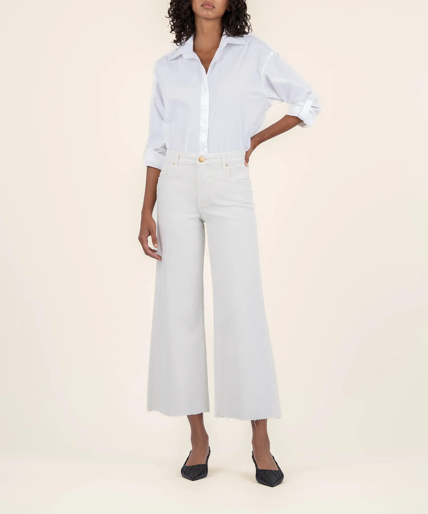 Meg Velvet High Rise Wide Leg - Kut from the Kloth | Kut From Kloth