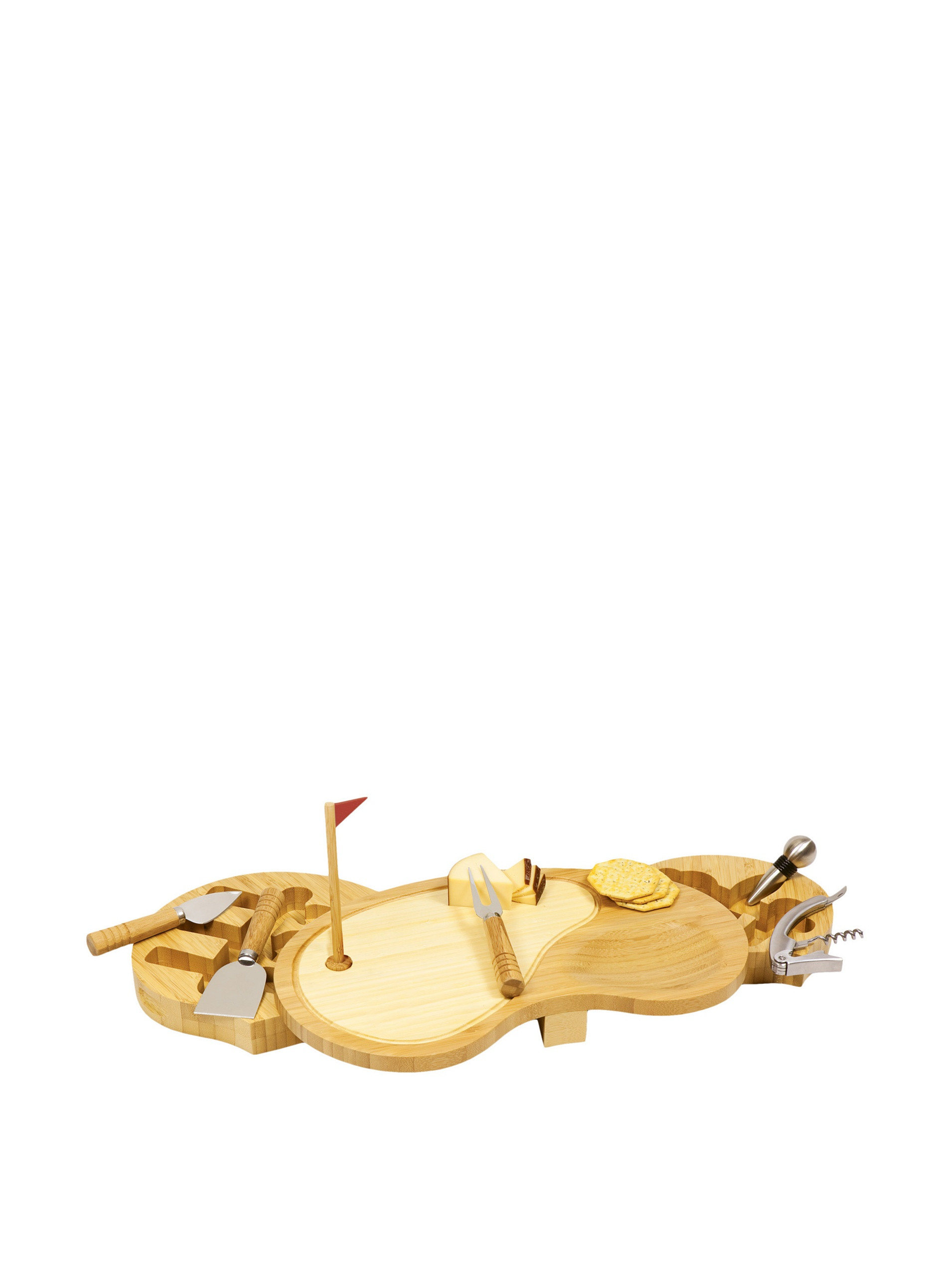 TOSCANA - a Picnic Time brand Sand Trap Cheese Board and Tool Set, Charcuterie Board Set, Wood Cu... | Amazon (US)