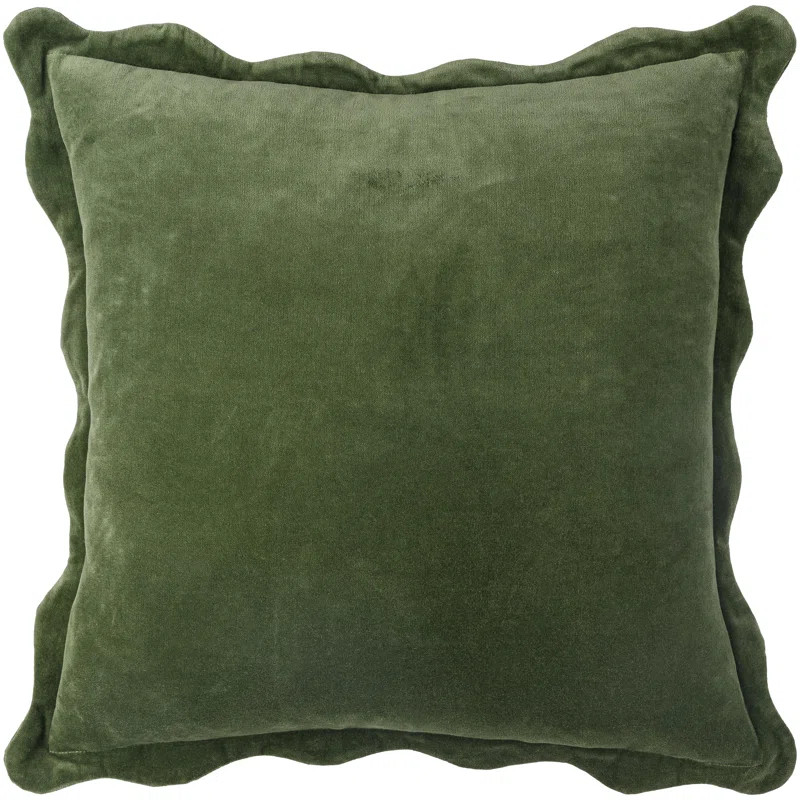 Birch Lane™ Collier Scalloped Edges Down Throw Pillow & Reviews | Wayfair | Wayfair North America