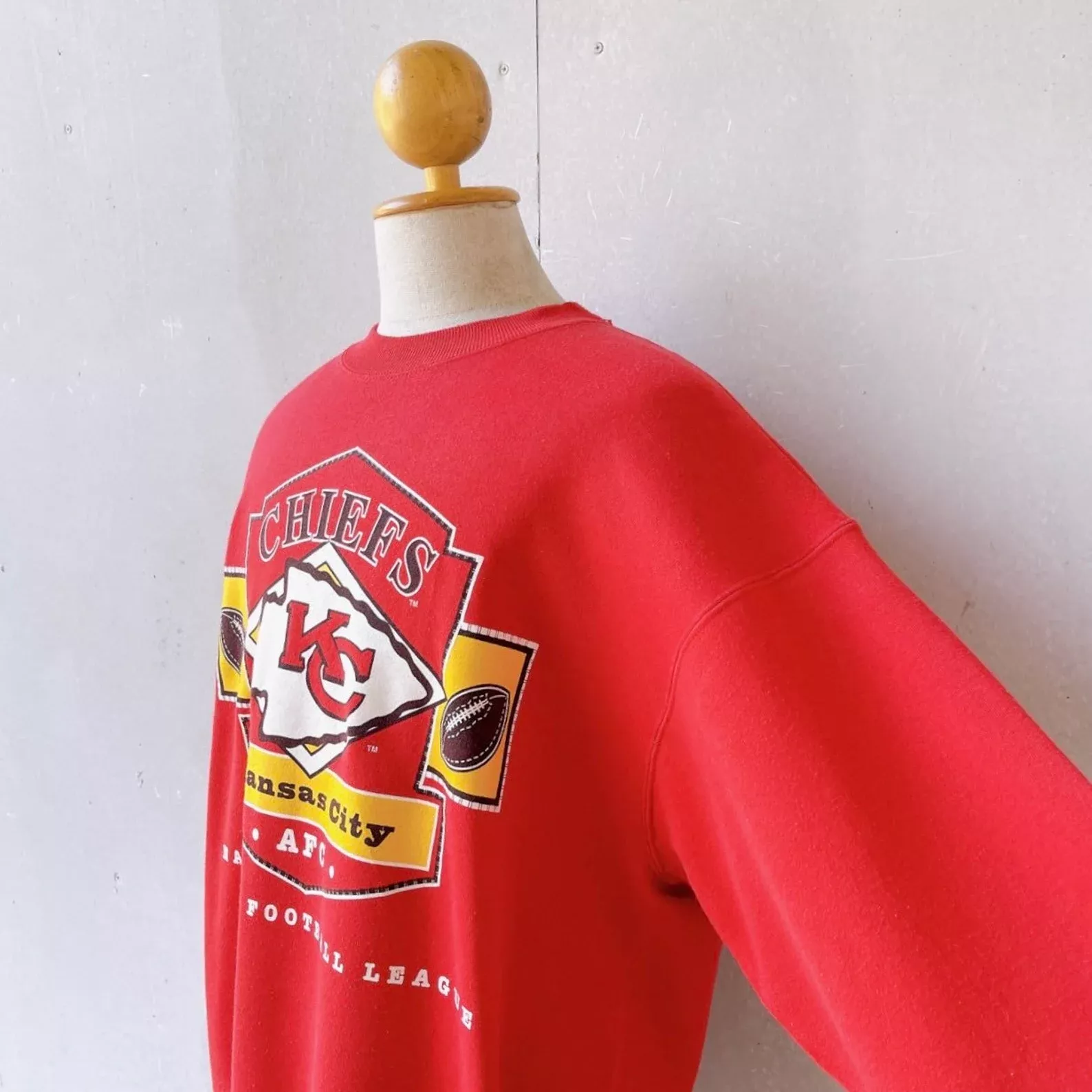 Vintage 1990s Kansas City Chiefs NFL American Football Hoodie 