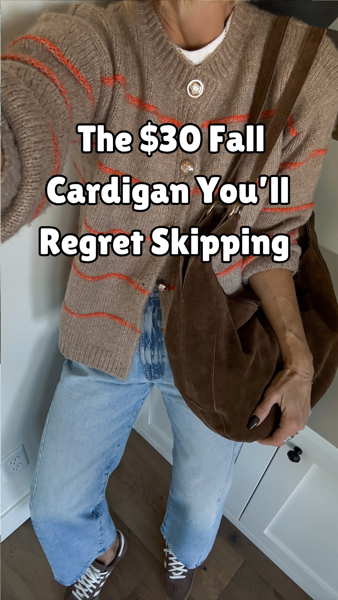 The viral Amazon cardigan is BACK — and it’s giving everything we want for fall. Cozy, flattering, and only about $30 right now (but mark my words… come November, it’s going up 🤑👀).

SIZING—
Cardigan sweater fits true to size (I’m wearing a medium), but size up if you want a more oversized fit.
Jeans fit true to size 
Adidas fit big go down a half to full size from your normal shoe size

#LTKOver40 #LTKHoliday #LTKFindsUnder50