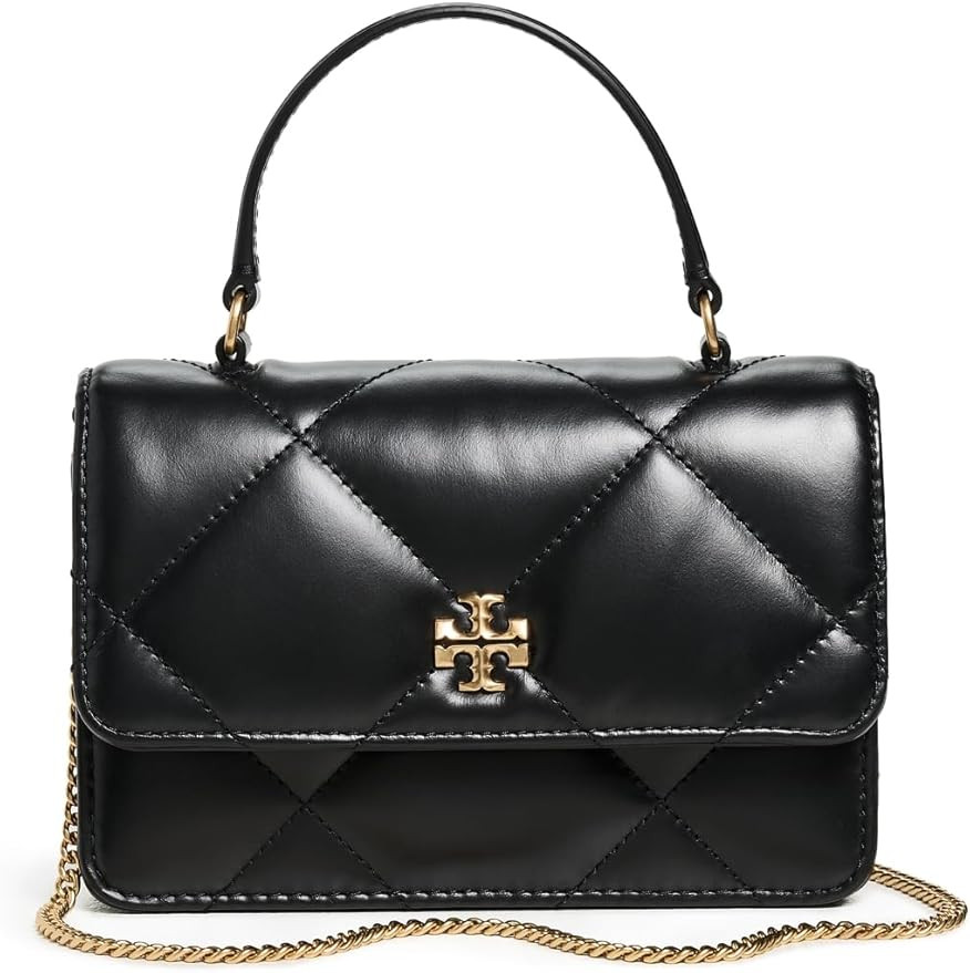 Tory Burch Women's Kira Diamond Quilt Mini Top Handle Chain Crossbody Bag | Amazon (US)