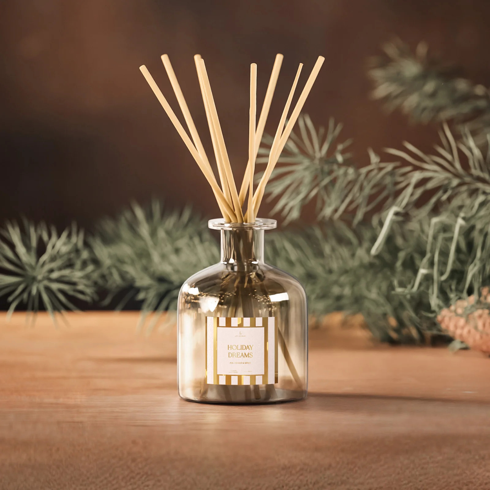 Holiday Dreams Clear Diffuser - Ships 11/25 | Life In Lilac