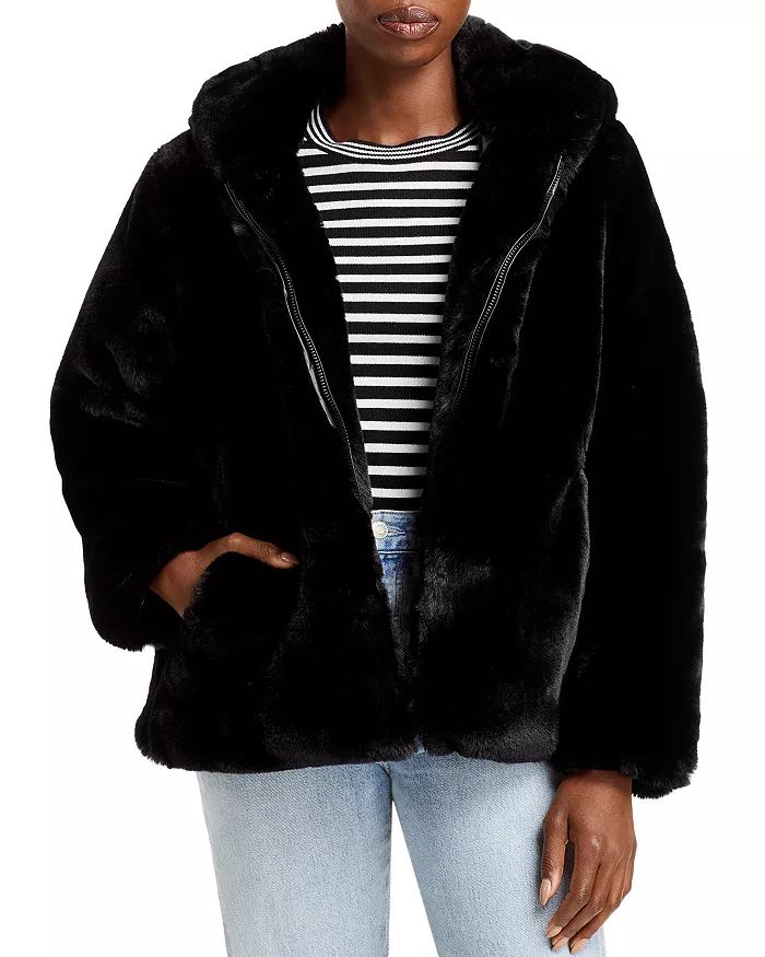 Chelsea Hooded Faux Fur Coat | Bloomingdale's (US)