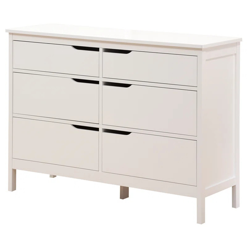 Savain 46.5'' Wide 6 - Drawer Double Dresser | Wayfair Professional