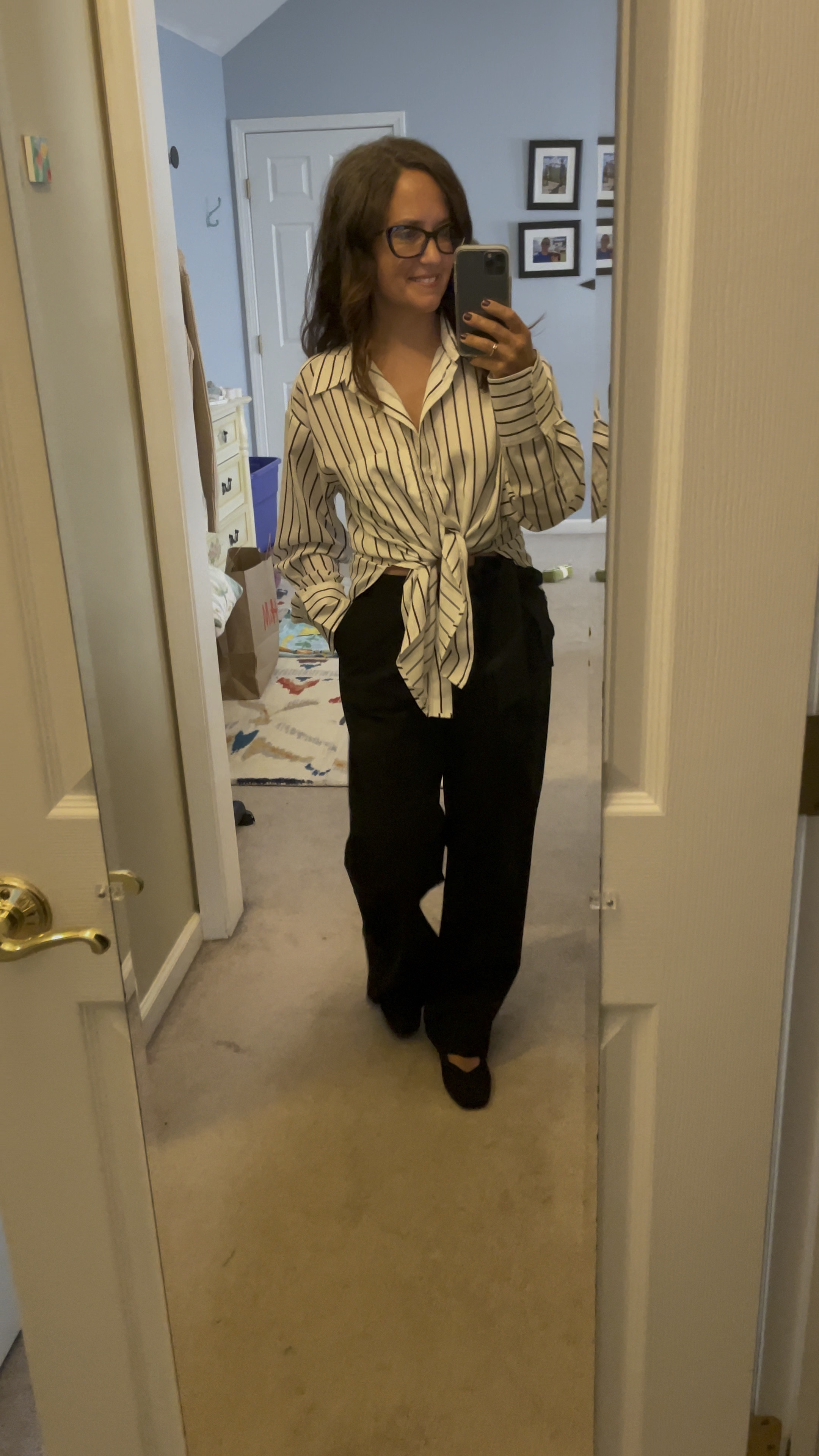 Video of workwear outfit I’ll have on for fashion week. Love these comfy Mary Janes

#LTKSeasonal #LTKshoecrush #LTKover40