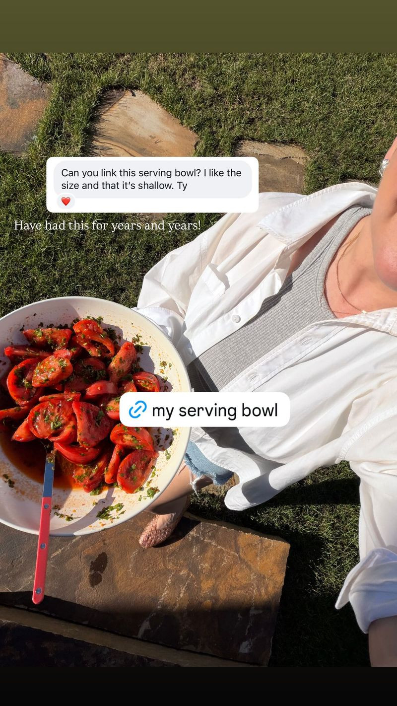 I've had this serving bowl for years now! i love it. 

bowl l kitchen l serving l hosting 

 