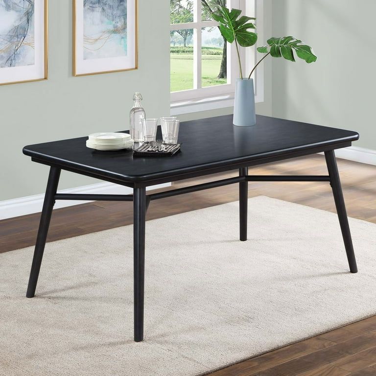 Better Homes & Gardens Springwood Dining Table, Charcoal | Walmart (US)