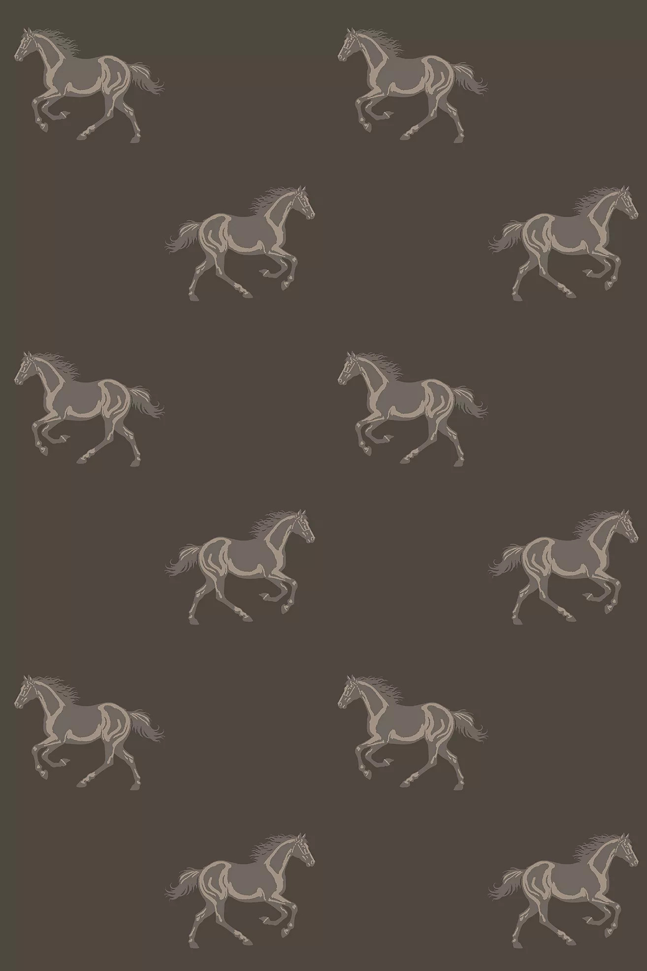 Mitchell Black Thoroughbred Horse Wallpaper | Anthropologie (US)