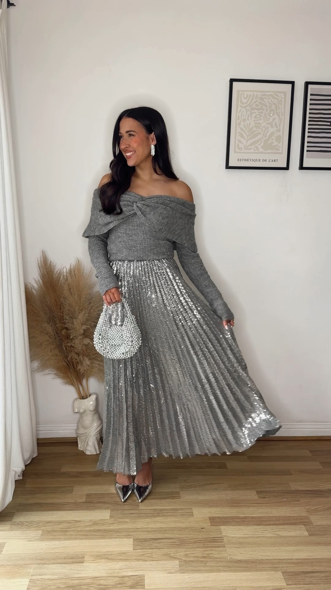 All the sparkles 🪩✨ how gorgeous is this as a Christmas Day outfit!! But with slippers instead obvs 😂

#LTKpartywear #LTKwinter #LTKfestive