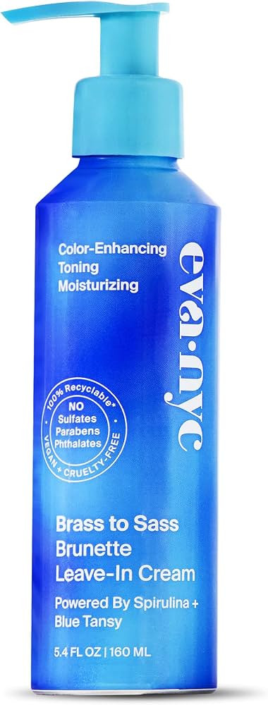 Eva NYC Brass to Sass Brunette Leave-In Hair Cream, Leave-In Conditioner for Color Treated Hair, ... | Amazon (US)
