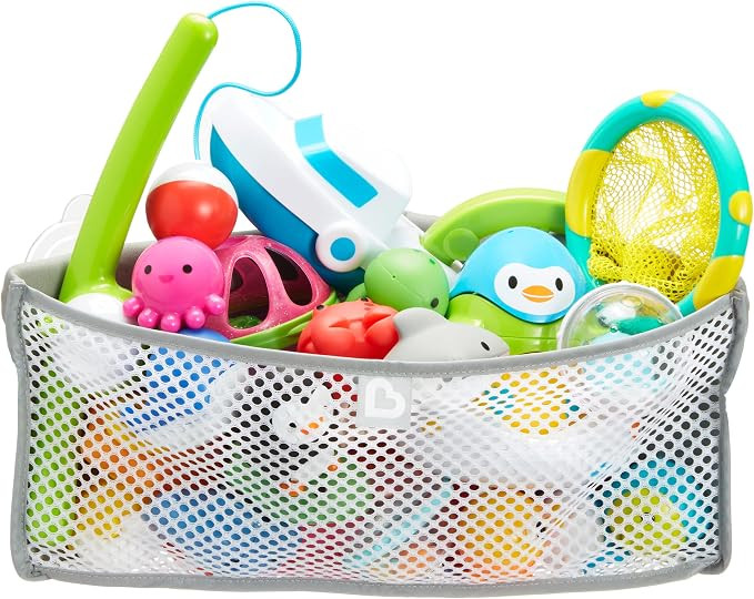 Munchkin® High 'n Dry™ Corner Bath Toy Organizer and Storage, Grey | Amazon (US)