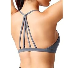 YEOREO Sports Bras for Women Padded Backless Workout Bra Karlena Low Impact Criss Cross Yoga Crop... | Amazon (US)
