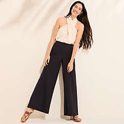 Women's Plus Size High Rise Wide Leg Corduroy Pants | Lands' End (US)