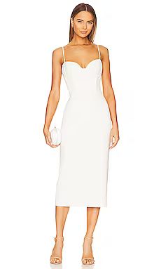 Bardot Celeste Midi Dress in Orchid White from Revolve.com | Revolve Clothing (Global)