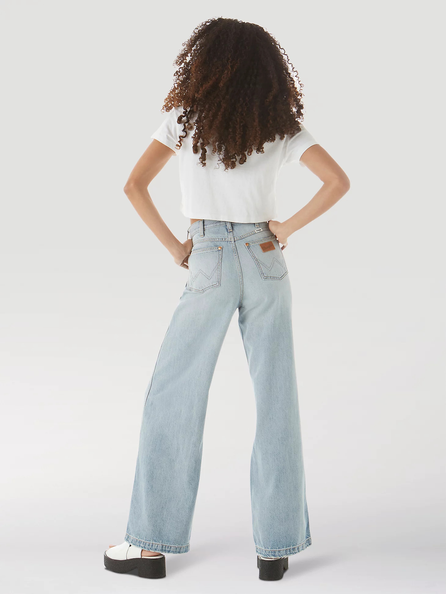 Women's Wrangler® Worldwide 661 High Rise Wide Leg Jean | Women's JEANS | Wrangler® | Wrangler