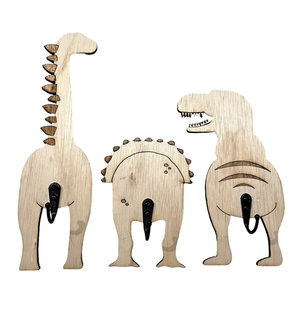 Kids Dinosaur Hooks | Etsy (US)