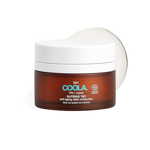 COOLA Organic Sunless Self Tanner Face Moisturizer, Dermatologist Tested Anti-Aging Skin Care, Ve... | Amazon (US)