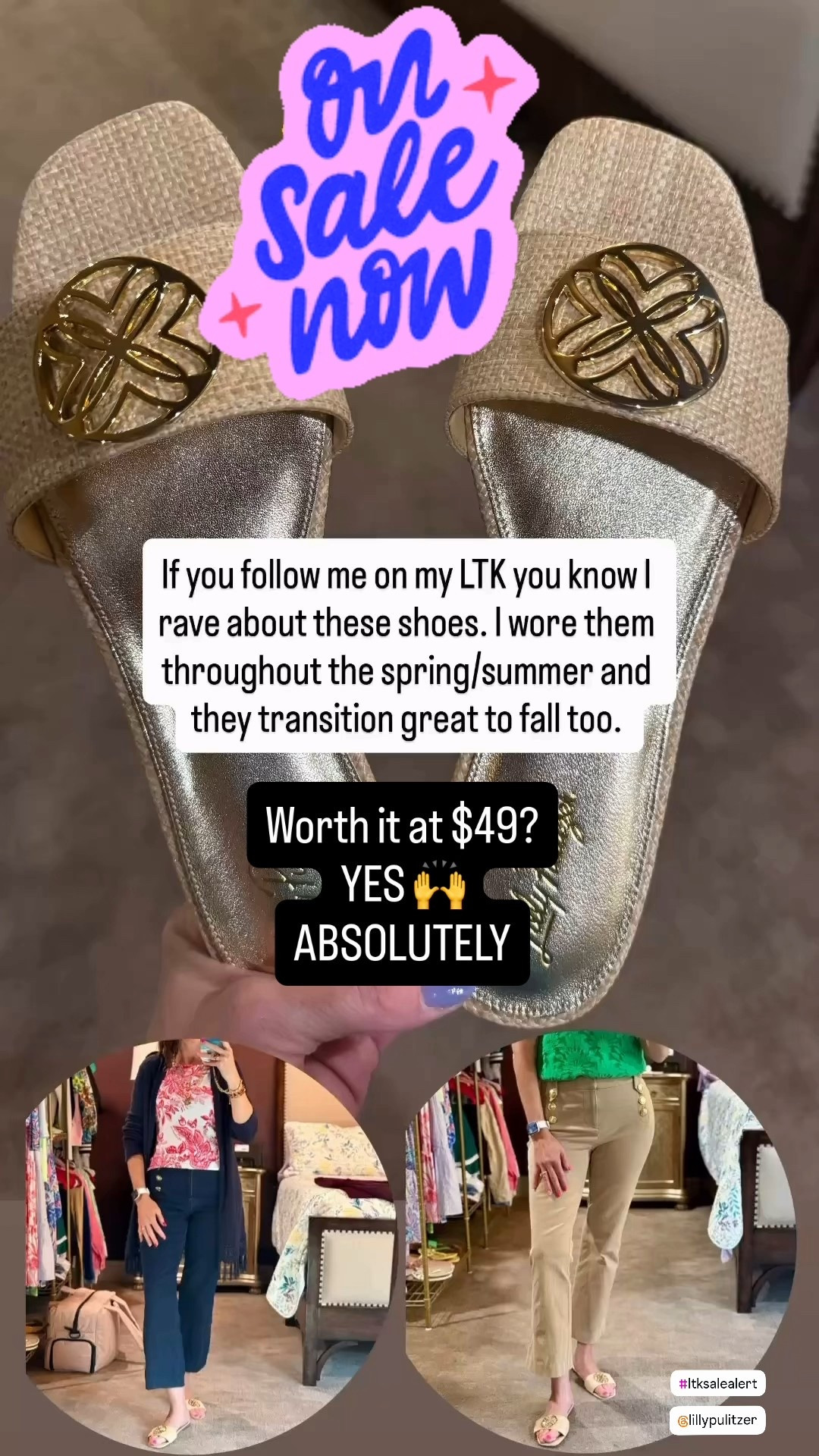 Sandals

These are my MOST worn Lilly shoes 🙌
I wore them all spring & summer and they transition perfectly into fall 🍂
Was $178 → now just $49 😱
Comfortable, stylish, and go with everything.

#LillyPulitzer
#LillySale
#LTKSale
#LTKFinds
#LTKStyle
#ShoesOnSale
#EverydayShoes
#ComfortStyle
#SaleAlert
#StyleDeals
#LTKShoeCrush
#LTKFindsUnder50 

Lilly Pulitzer shoes, Lilly sale shoes, comfortable sandals, everyday shoes, fall transition shoes, sale finds, sandals, Nessa, 

#LTKSaleAlert #LTKBeauty #LTKFindsUnder50
