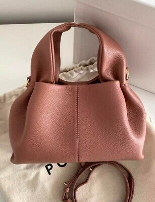 POLENE Numero Neuf Mini Shoulder bag Crossbody Leather Women Pink Beige Outlet | eBay AU