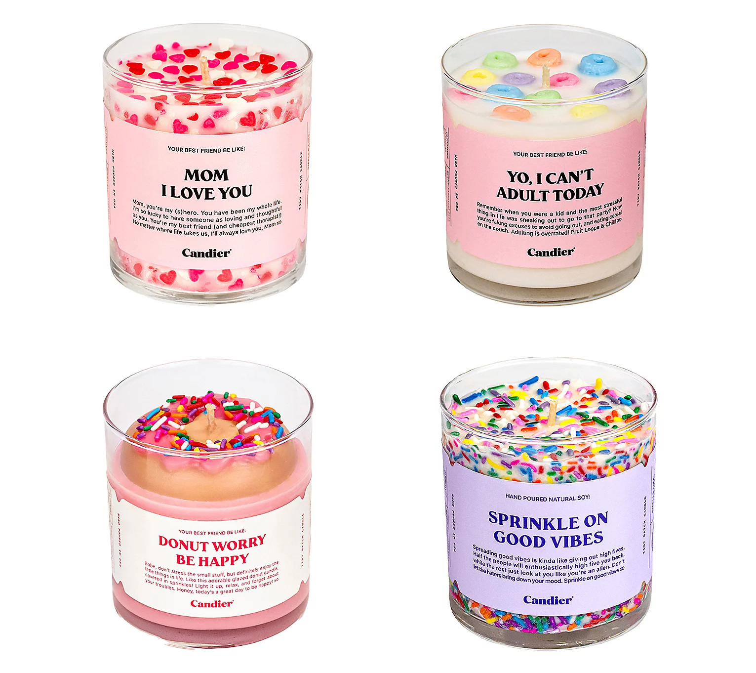 Candier (1) 9-oz Sweet Treats Candle In Choice of Scent | QVC