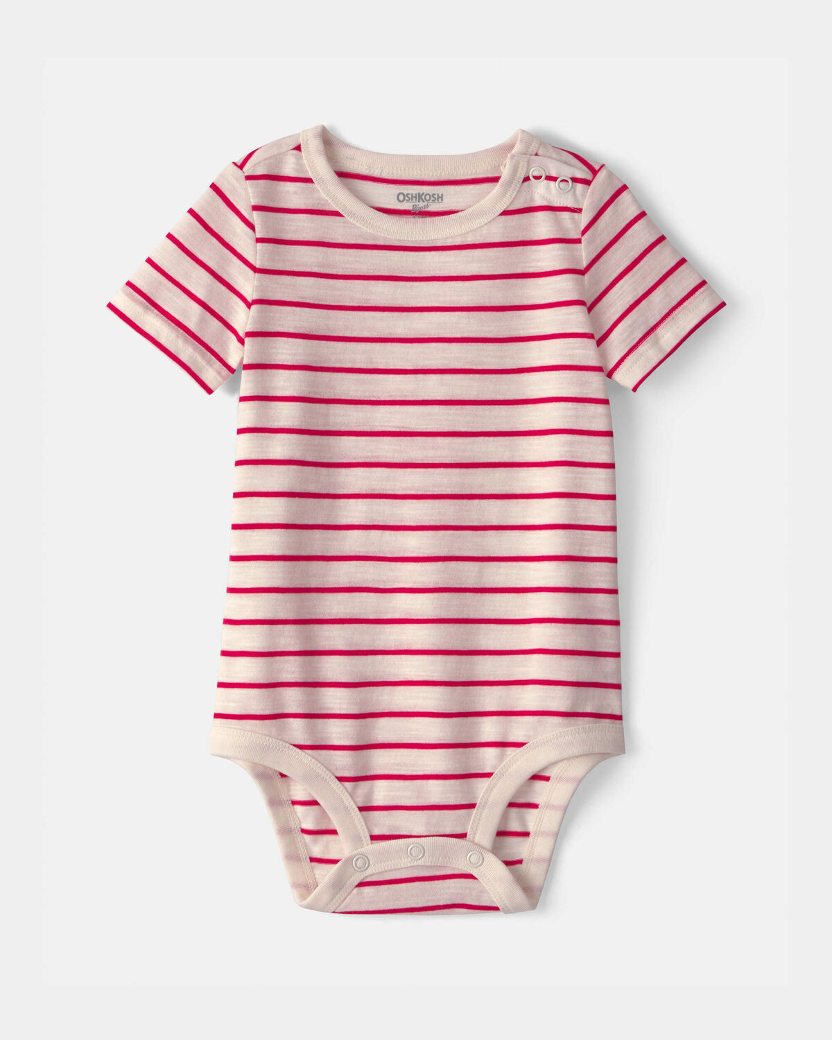 Baby Striped Bodysuit - Red/Ivory - OshKosh B'gosh | Carter's | Carter's Inc