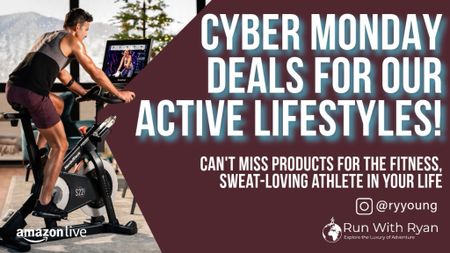 We’re going Live - Amazon Live, 3:40pm PST today, to chat all sorts of Cyber Monday finds for the active, sweat-loving athlete in our lives. Maybe it’s you! Maybe it’s your loved one. Great gifts, big and small, for the season ahead. Join us! 🎁 🏃🏻‍♂️ 🚴 ↣ 
https://runwithryan.org/cybermonday_active 


#LTKCyberWeek #LTKGiftGuide #LTKfitness