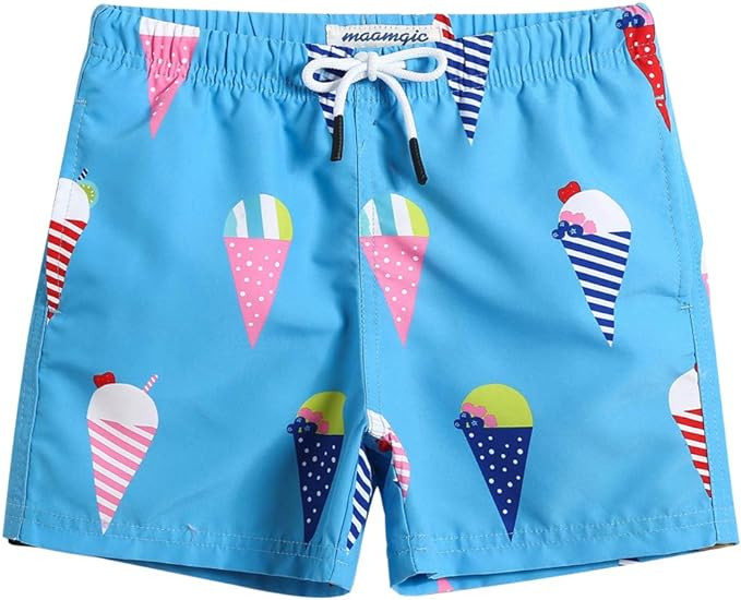 maamgic Boys Swim Trunks Toddler Swim Shorts Little Boys Bathing Suit Swimsuit Toddler Boy Swimwe... | Amazon (US)