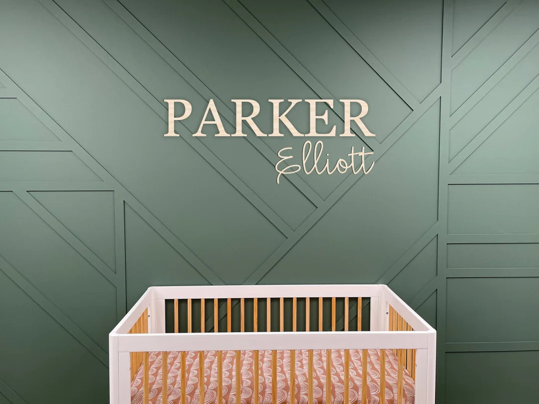 Wooden Name Cutouts, Wooden Letters, Custom Name Sign, Baby Shower Decor, Nursery Wall Art, Perso... | Etsy (US)