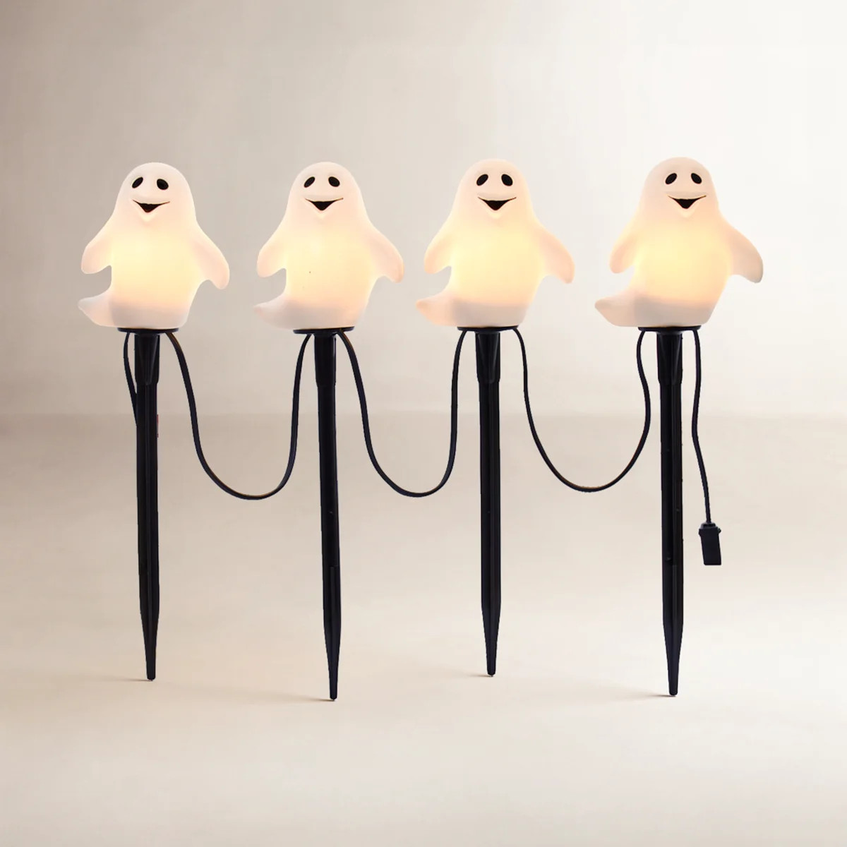 Kurt Adler 4-Piece Ghost Yard Stake Light Set | Birch Lane | Birch Lane