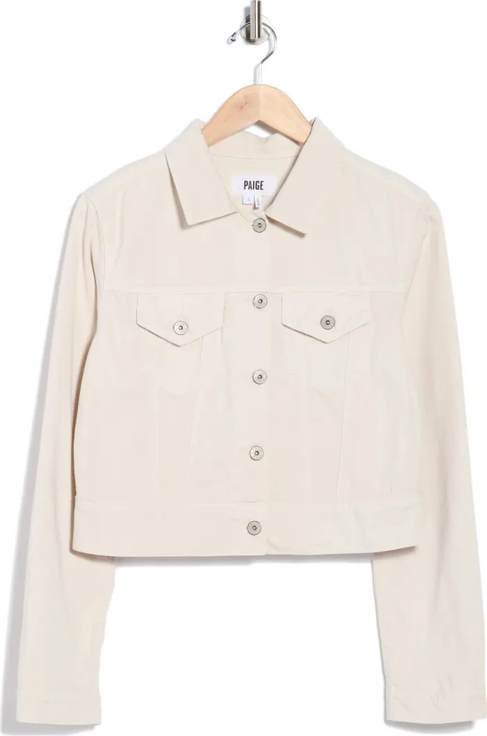 PAIGE Chara Crop Denim Shirt Jacket | Nordstromrack | Nordstrom Rack