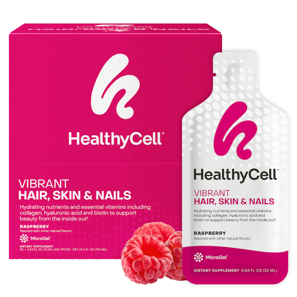Vibrant Hair, Skin & Nails - 1 Box | 30 gel packs | Healthycell